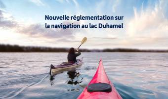 S oirée d'information sur le nouveau règlement régissant la navigation sur le lac Duhamel